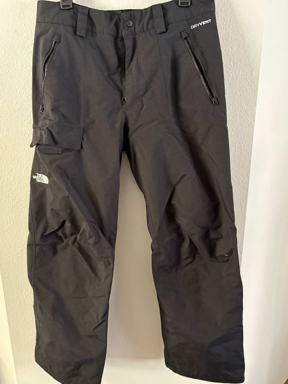 The North Face Freedom Snow Pants Men’s Black Cargo DryVent Pants Medium